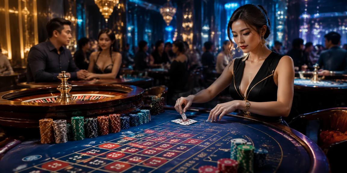 mt68 Bàn baccarat và roulette